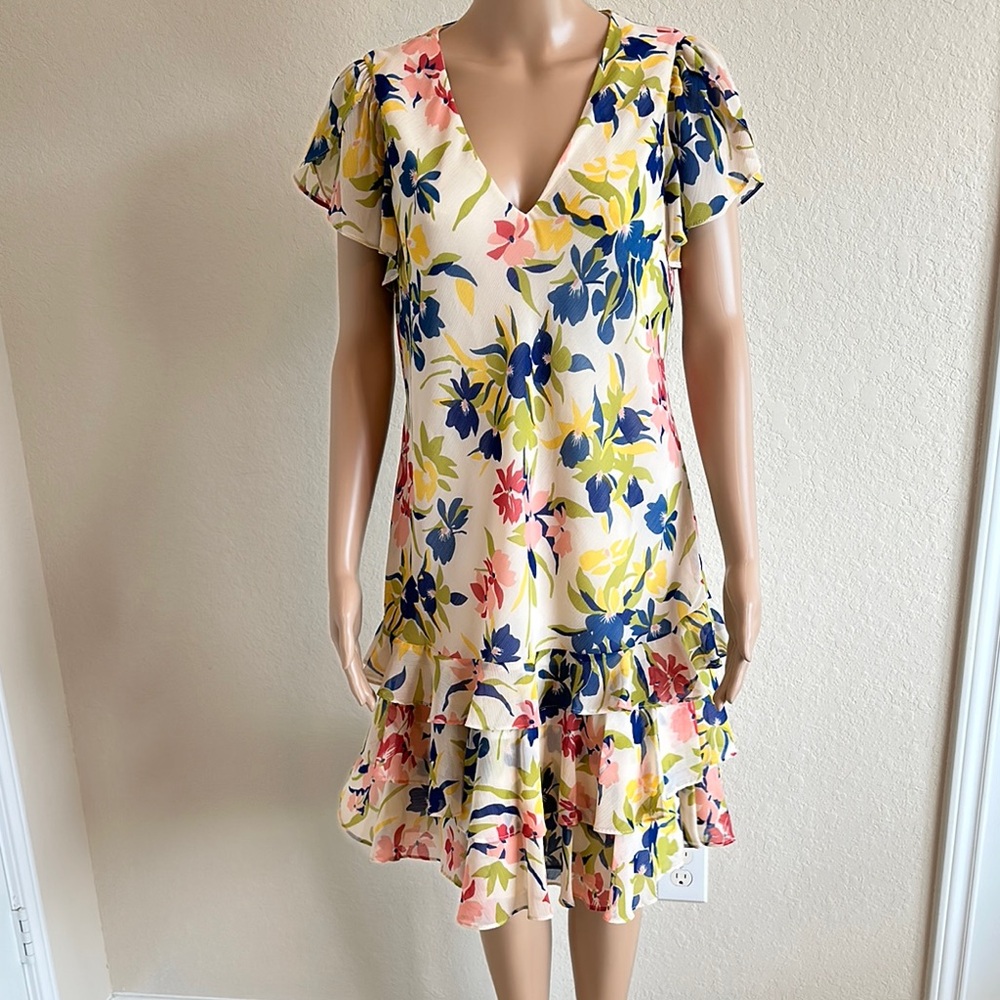 RALPH LAUREN Elegant Cream Maxi Dress. - Picture 1 of 14